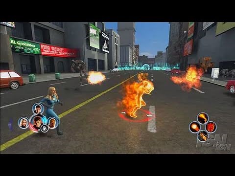Fantastic 4: Rise of the Silver Surfer Xbox 360 Gameplay -
