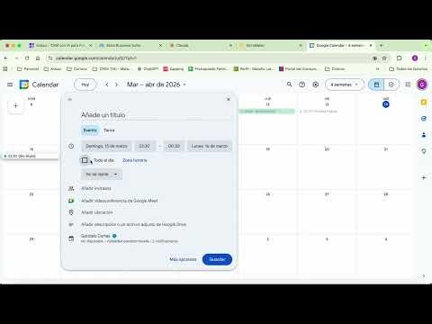 Demo google calendar