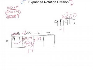 Expanded notation Division