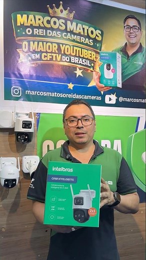 The best 360° IP Wi-Fi security camera, iM9+ Full Color, from Intelbras, Dual Camera.
