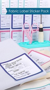 28K views · 153 reactions | Have you seen our NEW Fabric Label Sticker Pack?? These labels are sew easy to peel, stick, and help you keep track of your fabrics for future use! They’re a must-have in every sewing room. ✨️ Try them out now at FatQuarterShop.com! | Fat Quarter Shop | Facebook