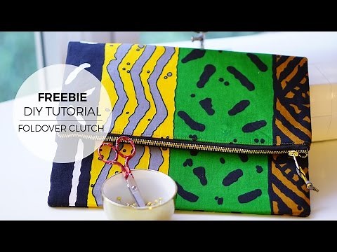 DIY Step-By-Step Foldover Clutch Tutorial