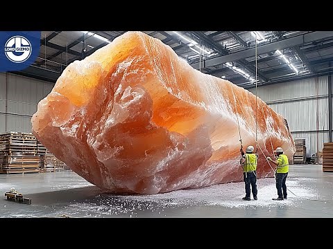 How Millions of Tons of Himalayan Salt Are Mined to Create Beautiful Salt Lamps!