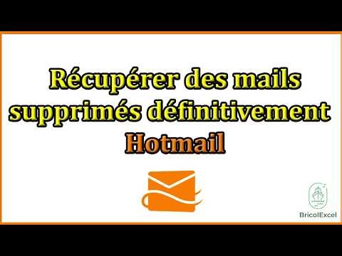 Comment récupérer des mails supprimés définitivement sur hotmail