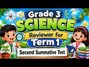 GRADE 3 - SCIENCE | Term 1 - Second Summative Test #summativetest #grade3 #term1 #Science