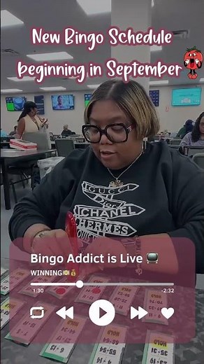 New Bingo Schedule beginning in September😲 #theBingoAddict #Bingo #BingoHasEvolved #bingoo #CBA