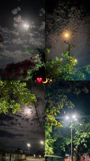 Beautiful Night Sky Aesthetic 🌙✨#explore #love #foryou #nightphotography #newpost #moon #2026