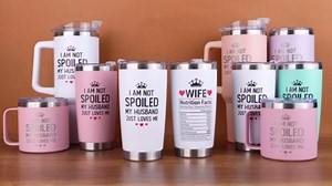 Valentines Day Gifts for Her - Valentines Day Gifts for Wife from Husband - Wedding Anniversary for Women, Birthday, Mothers Day, Christmas Romantic Gift for Wife - 20 Oz White Tumbler