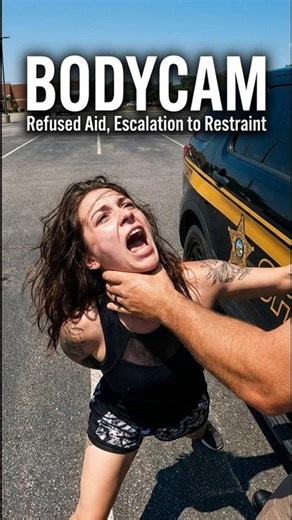 Bodycam: Refused Aid, Escalation to Restraint