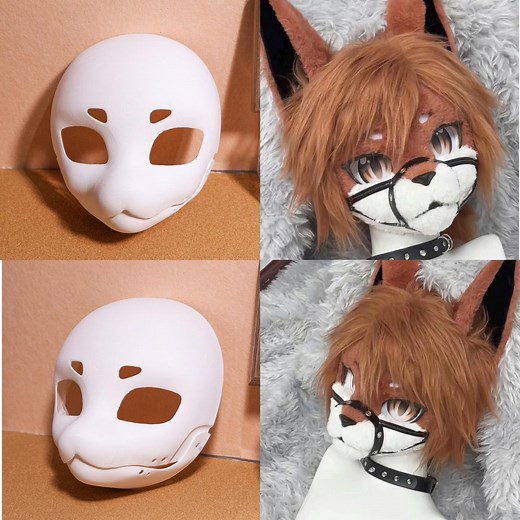 Furry Fursuit Moving Jaw Head Base (kig Series) Movable Jaw Kig 3D Print Cosplay Headgear, Cute Pet Head Case, Accessory Kopfbasis Kostum - Etsy