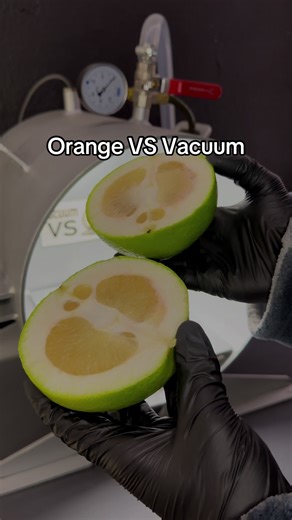 Orange vs Vacuum: A Fun Science Experiment