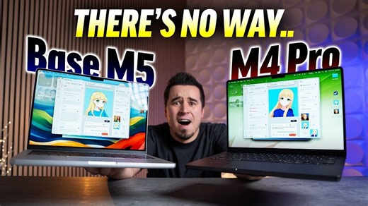 【4K】M5 vs M4 Pro MacBook Pro 14 - 详细对比 | 作者：Max Tech | 机翻中文