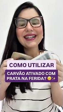 How to use activated charcoal with silver on a wound?