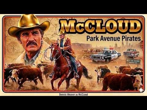 McCloud (1972) – Park Avenue Pirates – The Cowboy Cop Who Took Over New York! – Full Episodes