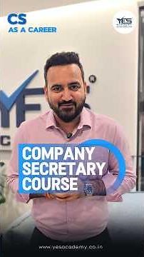 CS as a Career ❤️ | Why Company Secretary (CS) is a Perfect Career Choice #companysecretarycourse