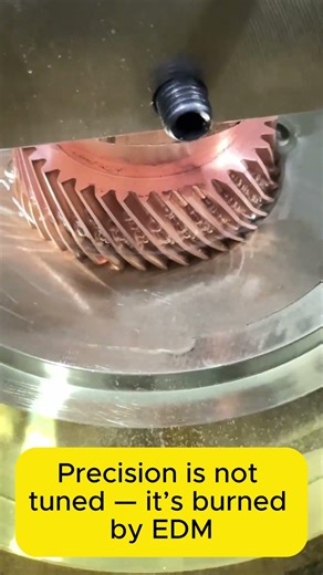 Real EDM Spiral Discharge | Mold Making at the Edge of Control
