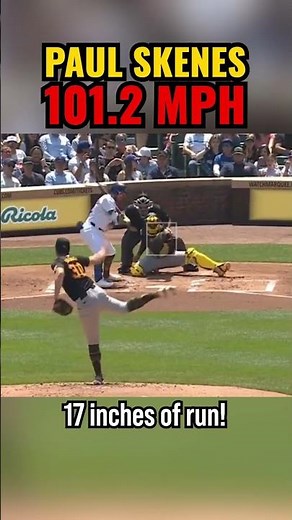 Paul Skenes:101.2 MPH Fastball with 17 inches of Run!