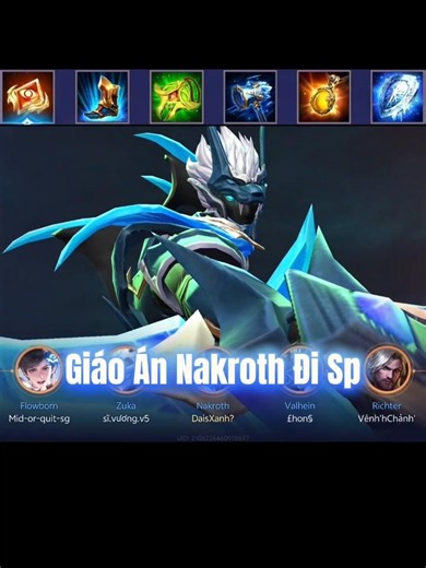 giáo án nakroth đi sp =)) #liênquânmobile #lienquanmobile #lienquan