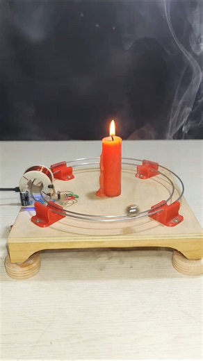 ⚡ Amazing Electromagnetic Accelerator DIY! 🤯#DIY⚡ #ScienceExperiment 🔬 #ElectromagneticAccelerator 🚀