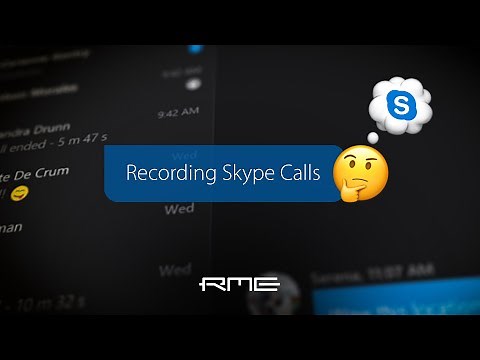Recording Skype Calls
