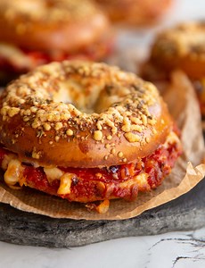 Epic Pizza Bagels