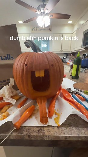 Dumb Ahh Pumpkin Returns for Halloween Fun