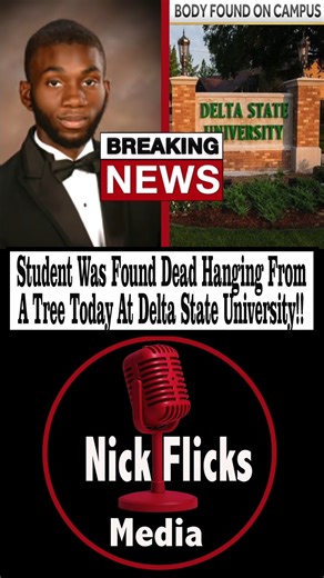 Student Was Found Dead Hanging From A Tree Today At Delta State University! _____________________ A Delta State University student was found dead in the middle of the campus on Monday morning. The body was identified as 21-year-old was Demartravion Reed, known as Trey, of Grenada, Mississippi. University police discovered his body at around 7am in central campus, according to the university's Director of Public Safety Mike Peeler. 'Delta State University is deeply saddened to confirm the discove