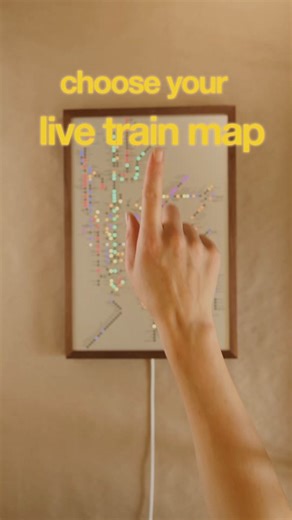 the design rules company | which live train map are you picking?? 🤔 our maps use live data straight from transit agencies to show the realtime locations of all... | Instagram