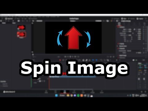 How To Make An Image Rotate In DaVinci Resolve