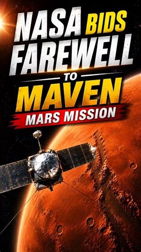 NASA Bids Farewell to MAVEN Mars Mission