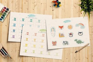 把數學算式變好玩－DIY 數學刮刮樂遊戲 （免費圖檔分享） | 歐的樂星球 O's Fun Planet