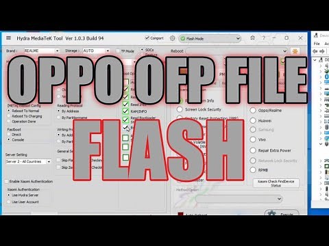 How To Flash OFP File In OPPO Mobiles Via Hydra Tool