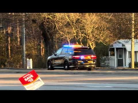 Harnett County Sheriff’s Office Deputy Responding Code 3 fast to a call