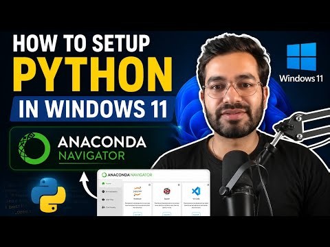 HOW TO SETUP ANACONDA NAVIGATOR IN WINDOWS 11 | free beginner course | learn python in 30days