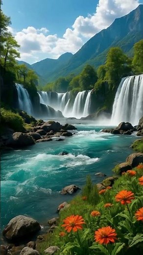 Relaxing Waterfall Sounds for Deep Sleep and Stress Relief | Nature White Noise 3 Minutes