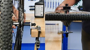 21K views · 1.1K reactions | The Park Tool WH-2 is a simple, one position version of our WH-1 Wheel Holder. It is a quick and easy solution to securely hold nearly any wheel to make tire, wheel, cassettes and hub work a snap. It can be bolted or clamped to a bench or installed in a bench vise. Includes axles and adaptors to fit 12, 15 and 20mm thru axles as well as quick-release and solid axle hubs. Learn more: bit.ly/2o2tDqn | Park Tool | Facebook