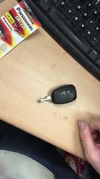 Renault Master Remote Central Locking Key Fob Battery How To Change Replacement