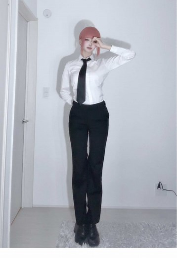 『IRIS OUT』レゼダンス💥マキマさんバージョンです！リクエストありがとうございます！#chainsawmancosplay #체인소맨 #rezedance #マキマコスプレ #makima