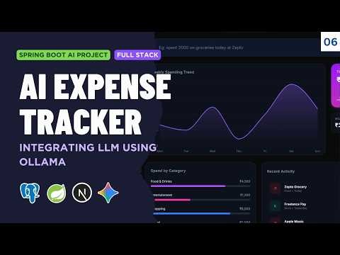 Part 6: Integrating LLM Using Ollama | AI Expense Tracker | Spring Boot Projects