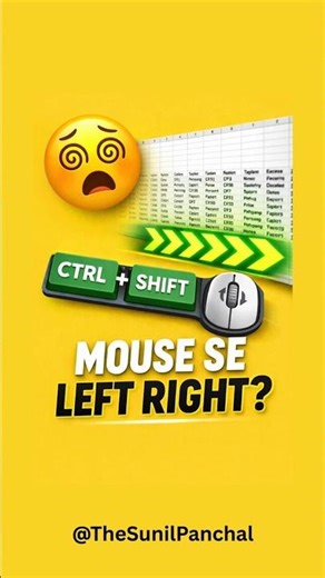 95% Users Don’t Know This Excel Scroll Trick