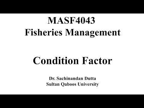 Condition Factor of Fish