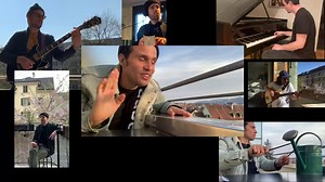 12K views · 447 reactions | SocialDistanSing pt.1: Wir basteln im Home-Office Lieblingslieder, die wir gerne selber geschrieben hätten. Heute den grossartigen Balkon-Song von Schmidi Schmidhauser & CHICA TORPEDO Friends. Viel Spass, häbet nech Sorg & singet hüt o öppis usm Fänster. <3 | Lo & Leduc | Facebook