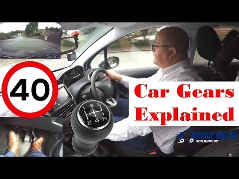 Gears in a car - When to change gear, how to change gears in a Manual car UK
