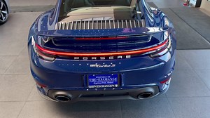 Take a walk around our paint-to-sample Albert Blue 992 Turbo S, 1 of just 23 paint-to-sample 992 Turbo S models delivered to Exclusive Manufaktur dealerships. | Porsche Exchange