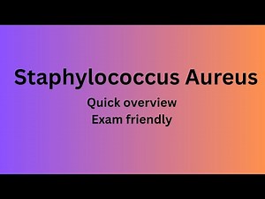 Staphylococcus Aureus|| Quick overview and Exam friendly.