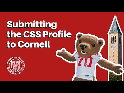 Submitting the CSS Profile to Cornell