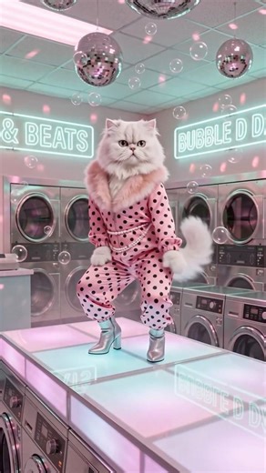 Your Cat Could Never Move Like This #shorts #cat #dance
