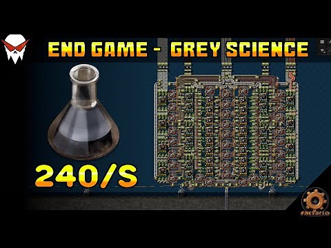 Factorio: Grey Science Blueprint - End Game (Space Age DLC)