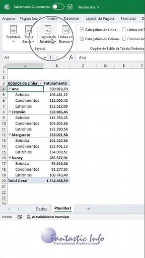 How to Change the PivotTable Layout