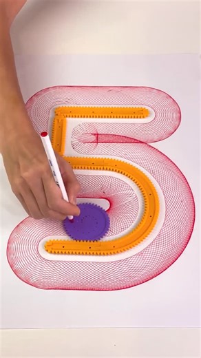 5-Minute Crafts on Instagram: "Sometimes all you need is a minute of spirograph magic 🌀 #spirographart #satisfyingart #drawingtherapy"